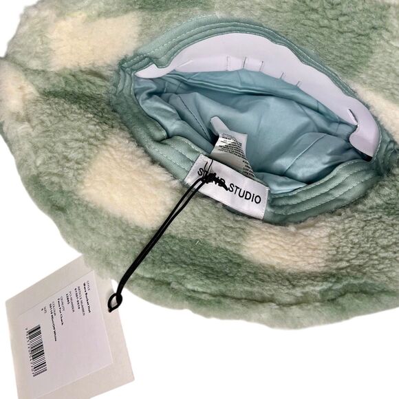 NWT Stand Studio Wera Bucket Hat in Mint/Off White - Sz Small - Picture 6 of 8